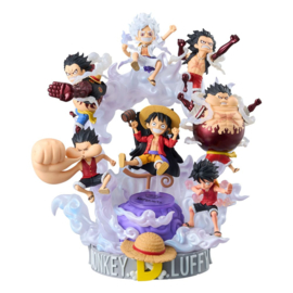 PRE-ORDER One Piece World Collactable Figures x S.H. Figuarts Action Figure Monkey D. Luffey 8 cm