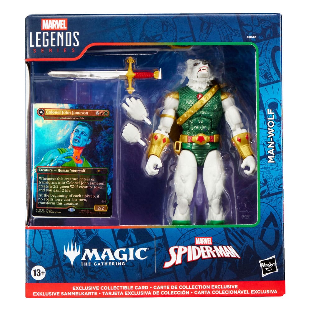 (Pre-order) Marvel Legends Magic: The Gathering Action Figure Man-Wolf (plus Exclusive Foil Card) 15 cm