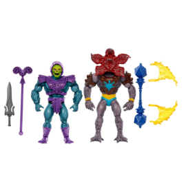 PRE-ORDER MOTU Masters of the Universe x Stranger Things Origins 2-Pack Skeletor & Demogorgon