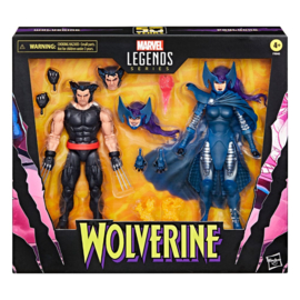 PRE-ORDER Wolverine 50th Anniversary Marvel Legends Action Figure 2-Pack Wolverine & Psylocke 15 cm