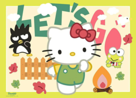 Hello Kitty Puzzle 4-Pack Let's Go, Hello Kitty! (4x100 Pieces)