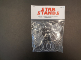 Modern Star Wars 1,5 inch display stands 20 stuks