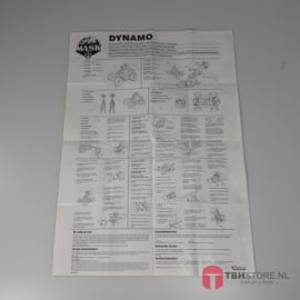 M.A.S.K. Dynamo Poster with instructions