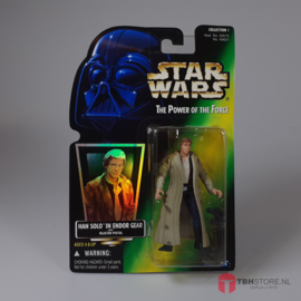 Star Wars POTF2 Green Han Solo in Endor Gear (Hologram)