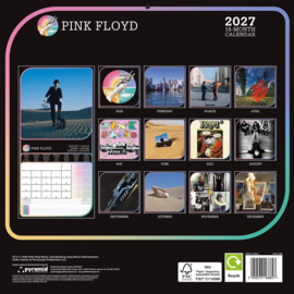 (Pre-order) Pink Floyd Calendar 2027 30 x 30 cm