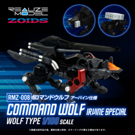 (Pre-order) Zoids Plastic Model Kit 1/100 RMZ-008 Command Wolf Irvine Special (Reproduction) 16 cm       