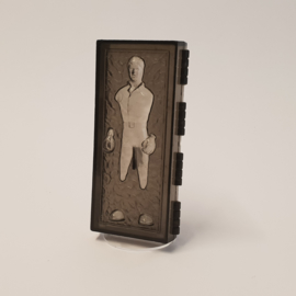 Star Wars Clear Han Solo POTF Carbonite Block stand