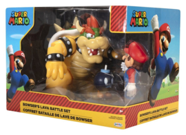 (Pre-order) World of Nintendo Action Figure 3-Pack Mario vs. Bowser Lava Battle 