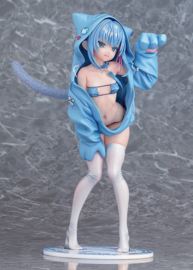 (Pre-order) Virtual illustrator Kanzarin PVC Figure 1/6 kanzarin-chan: Cat-Eared Hoodie Ver. 26 cm