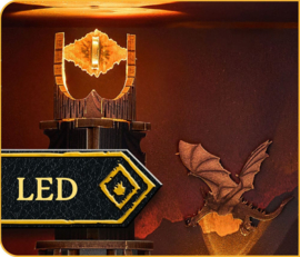 The Lord of the Rings Tiny Adventures Book Nook Mini Diorama Barad-DÃ»r 23 cm