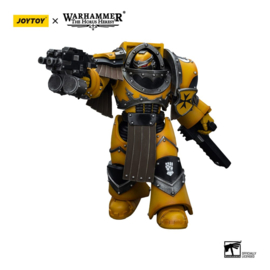 (Pre-order) Warhammer The Horus Heresy Action Figure 1/18 Imperial Fists Legion Cataphractii Terminator Squad Legion Cataphractii with Chainfist 12 cm
