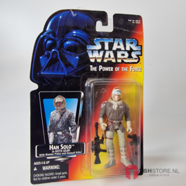 Star Wars POTF2 Red Han Solo Hoth Gear closed hand