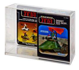 CUSTOM-ORDER Star Wars ESB & ROTJ Mini-Rig (met Flap) Vehicle Display Case