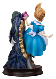 (Pre-order) Alice in Wonderland Master Craft Statue Alice & The Cheshire Cat 40 cm