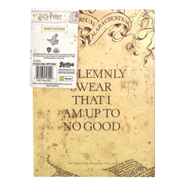 (Pre-order) Harry Potter Magnetic A5 Notebook Marauders Map 