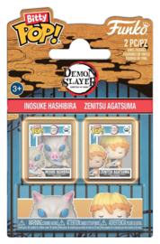 (Pre-order) Demon Slayer: Kimetsu no Yaiba Bitty POP! Vinyl Figures 2-Pack Inosuke & Zenitsu 2 cm