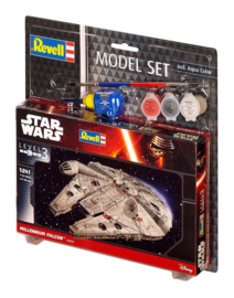 (Pre-order) Star Wars Model Kit 1/241 Model Set Millennium Falcon 10 cm