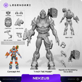 PRE-ORDER Legendari Actionfigur 1/10 Nekzus 18 cm