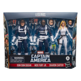 PRE-ORDER Captain America Marvel Legends Action Figure 3-Pack S.H.I.E.L.D.