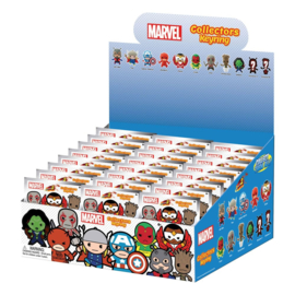 (Pre-order) Marvel 3D PVC Bag Clips Series 2 Display (24)