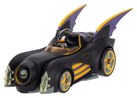 (Pre-order) DC x Sonic - The Hedgehog Action Figure with Vehicle Shadow Batman & Batmobile 6 cm 