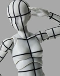 PRE-ORDER S.H.Figuarts Action Figure Body-Chan Sports Edition Wire Frame (Gray Color Ver.) 15 cm