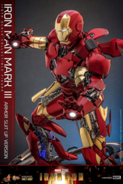 (Pre-order) Iron Man Movie Masterpiece Diecast Action Figure 1/6 Iron Man Mark III (Armor Suit Up Version) 32 cm