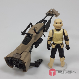 Vintage Star Wars - Speederbike met Biker Scout