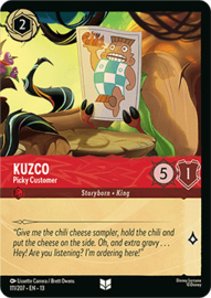 Lorcana TCG - Kuzco - Picky Customer (V.2) - Foil - Attack of the Vine - 111/207