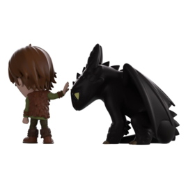 (Pre-order) How to Train Your Dragon Vinyl Figure Meeting Toothless 11 cm     