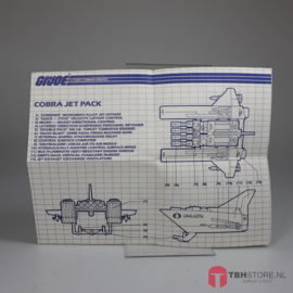 G.I. Joe Cobra Jet Pack Instructions