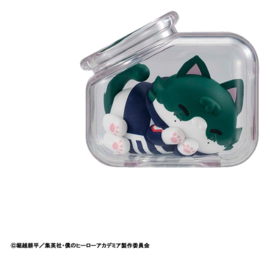 (Pre-order) My Hero Academia Mega Cat Project Mini Figures Good Night Heroaca Cats 6 cm Blind Box Display (8)