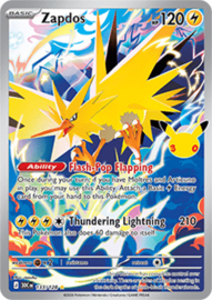 Pokémon TCG - Zapdos - 30th anniversary - 133/128