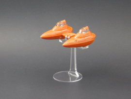 Vintage Star Wars Die Cast Twin Pod Cloud Car Display Stand