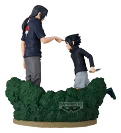 (Pre-order) Naruto Shippuden Memorable Saga PVC Figure Sasuke Uchiha & Itachi Uchiha 14 cm