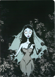 (Pre-order) Corpse Bride Softcover Notebook Emily 21 cm