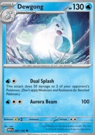 Pokémon TCG - Dewgong - 151 - 087/165 Reverse Holo