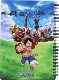 (Pre-order) One Piece 3D Effect Notebook Group 5 21 x 15 cm