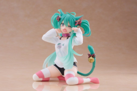 (Pre-order) Hatsune Miku PVC Statue Desktop Cute Figure Hatsune Miku Cat Ear T-Shirt Ver. 13 cm        