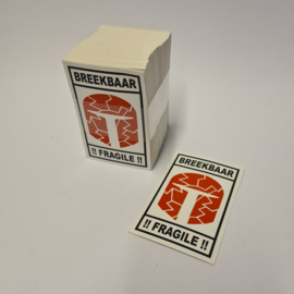 ​Breekbaar / Fragile stickers by TBHstore