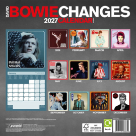 (Pre-order) David Bowie Calendar Changes 2027 30 x 30 cm