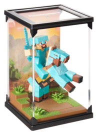 (Pre-order) Minecraft Figure Diorama Diamond Armor Steve and Horse 18 cm