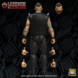 (Pre-order) Legends of Lucha Libre Fanaticos Action Figure Vampiro Coffin Box Resurrected 15 cm