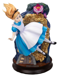 (Pre-order) Alice in Wonderland Master Craft Statue Alice & The Cheshire Cat 40 cm