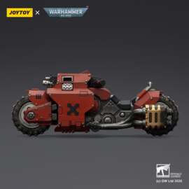 (Pre-order) Warhammer 40,000 Raider-pattern Combat Bike Blood Angels with twin-linked bolt rifles 22 cm