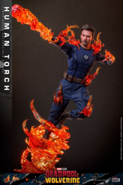 (Pre-order) Deadpool & Wolverine Movie Masterpiece Action Figure 1/6 Human Torch 31 cm