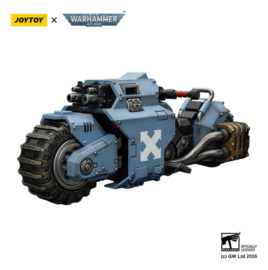(Pre-order) Warhammer 40,000 Raider-pattern Combat Bike Space Wolves with twin-linked bolt rifles 22 cm
