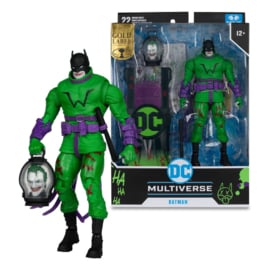 PRE-ORDER DC Multiverse Action Figure Batman (Batman: Last Knight on Earth) Jokerized (Gold Label) 18 cm