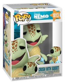 (Pre-order) Finding Nemo POP! & Buddy Vinyl Figure Crush w/Squirt 9 cm