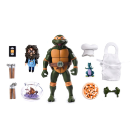 PRE-ORDER Teenage Mutant Ninja Turtles (Cartoon) Action Figure Ultimate Michelangelo VHS 18 cm